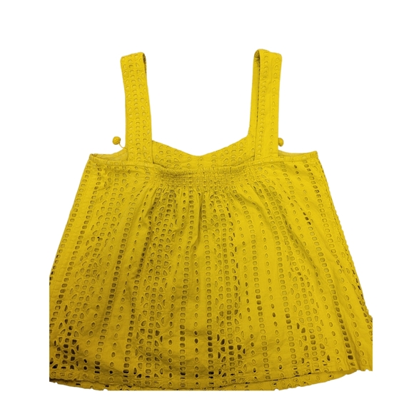 Eyelet lace sleeveless top - Picture 5 of 13